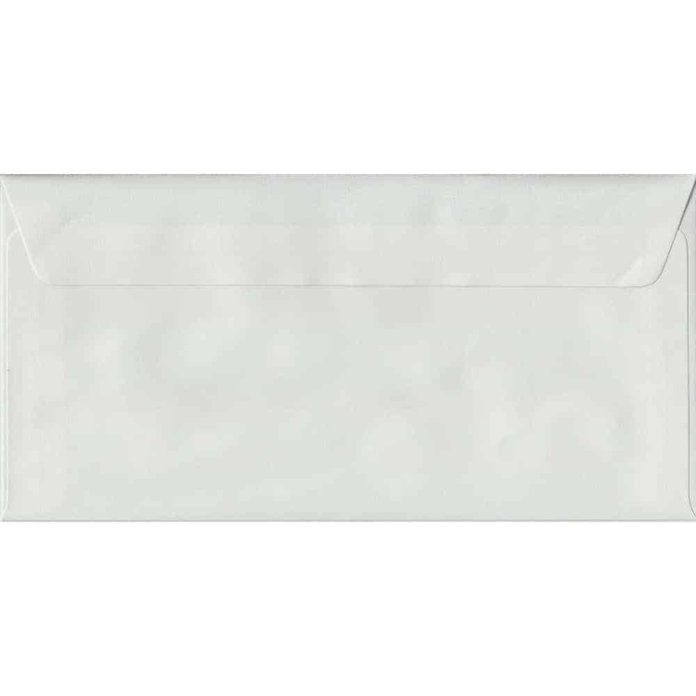 White Laid 110mm x 220mm DL Value Pack. 100 White DL Envelopes.