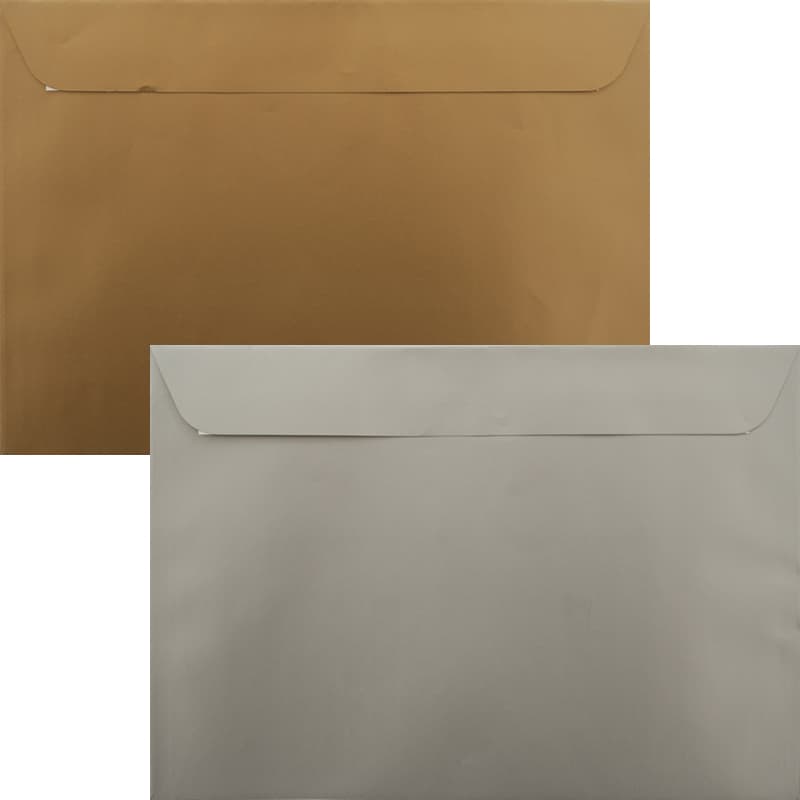 Premium Awards Pack - 50 Gold & Silver C4 Self Seal 120gsm Luxury Envelopes