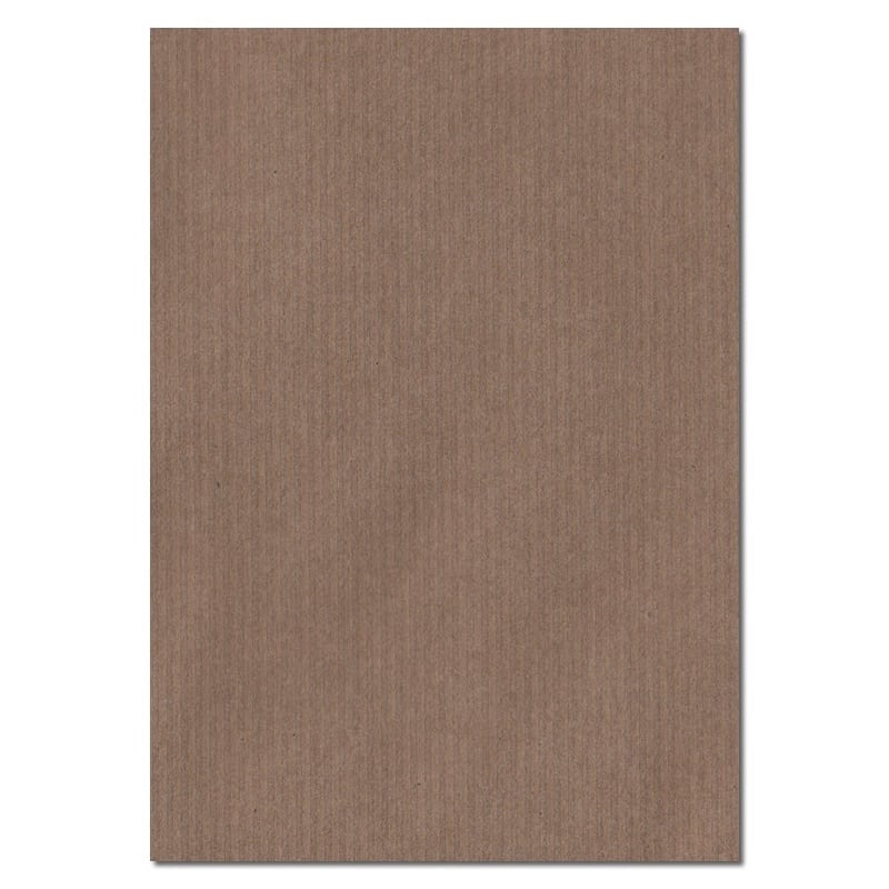 Brown Ribbed 297mm x 210mm 100gsm A4 Sized Coloured Brown Paper