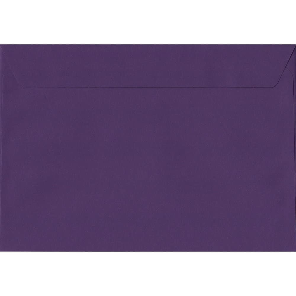 Blackcurrant 162mm x 229mm C5 Value Pack. 100 Purple C5/A5 Envelopes.