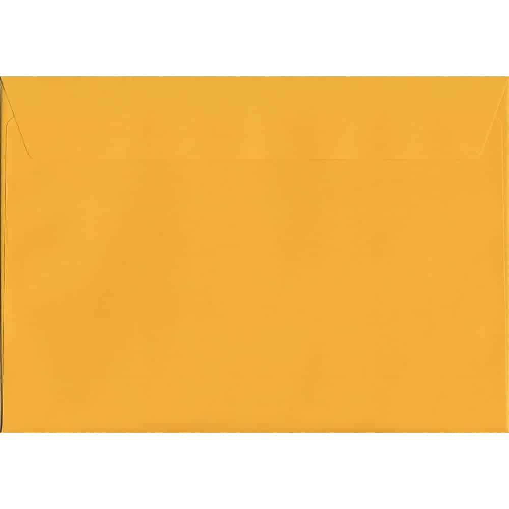 Golden Yellow 162mm x 229mm C5 Value Pack. 100 Yellow C5/A5 Envelopes.