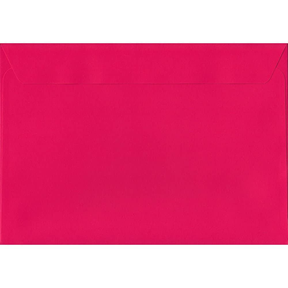 Shocking Hot Pink 162mm x 229mm C5 Value Pack. 100 Pink C5/A5 Envelopes.