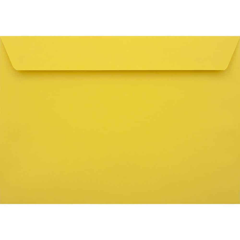 Banana Yellow 114mm x 162mm C6 Value Pack. 100 Yellow C6/A6 Envelopes.