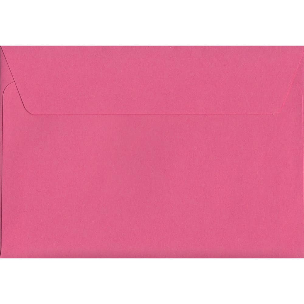 Cerise Pink 114mm x 162mm C6 Value Pack. 100 Yellow C6/A6 Envelopes.