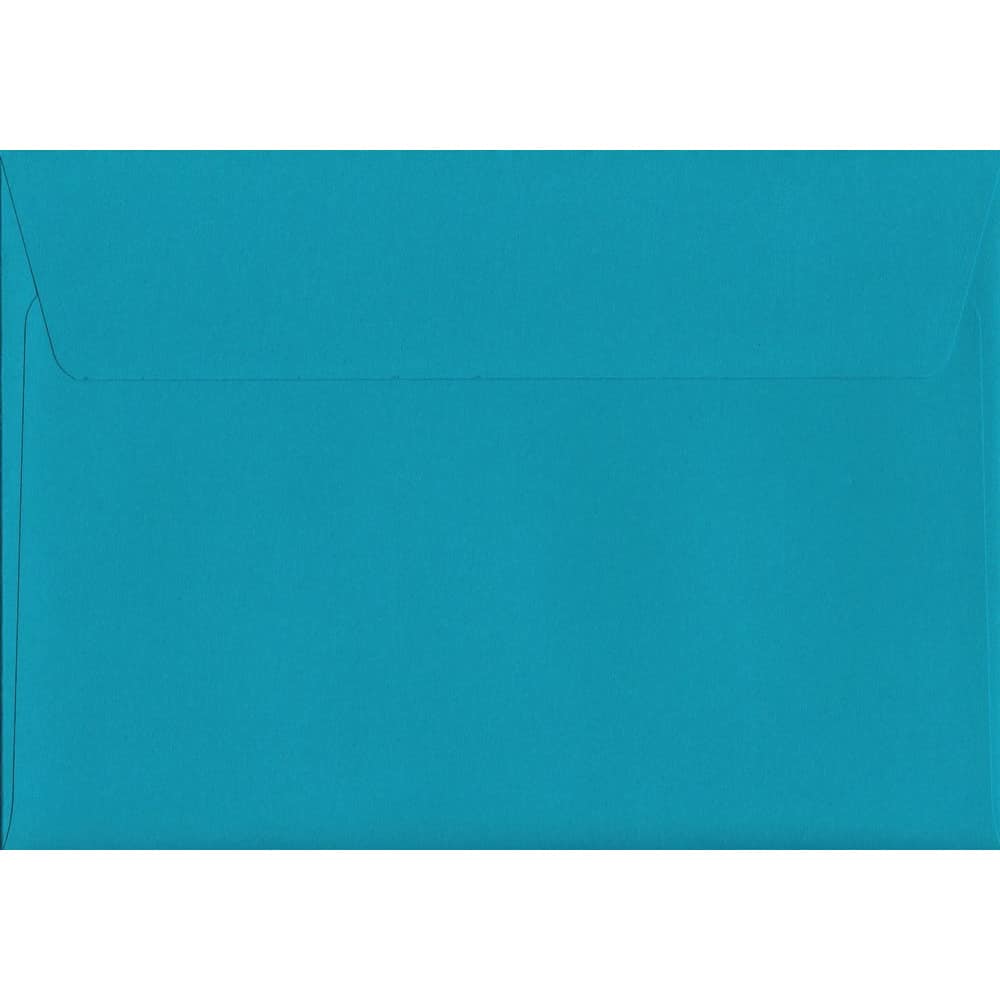 Carribean Blue 114mm x 162mm C6 Value Pack. 100 Blue C6/A6 Envelopes.
