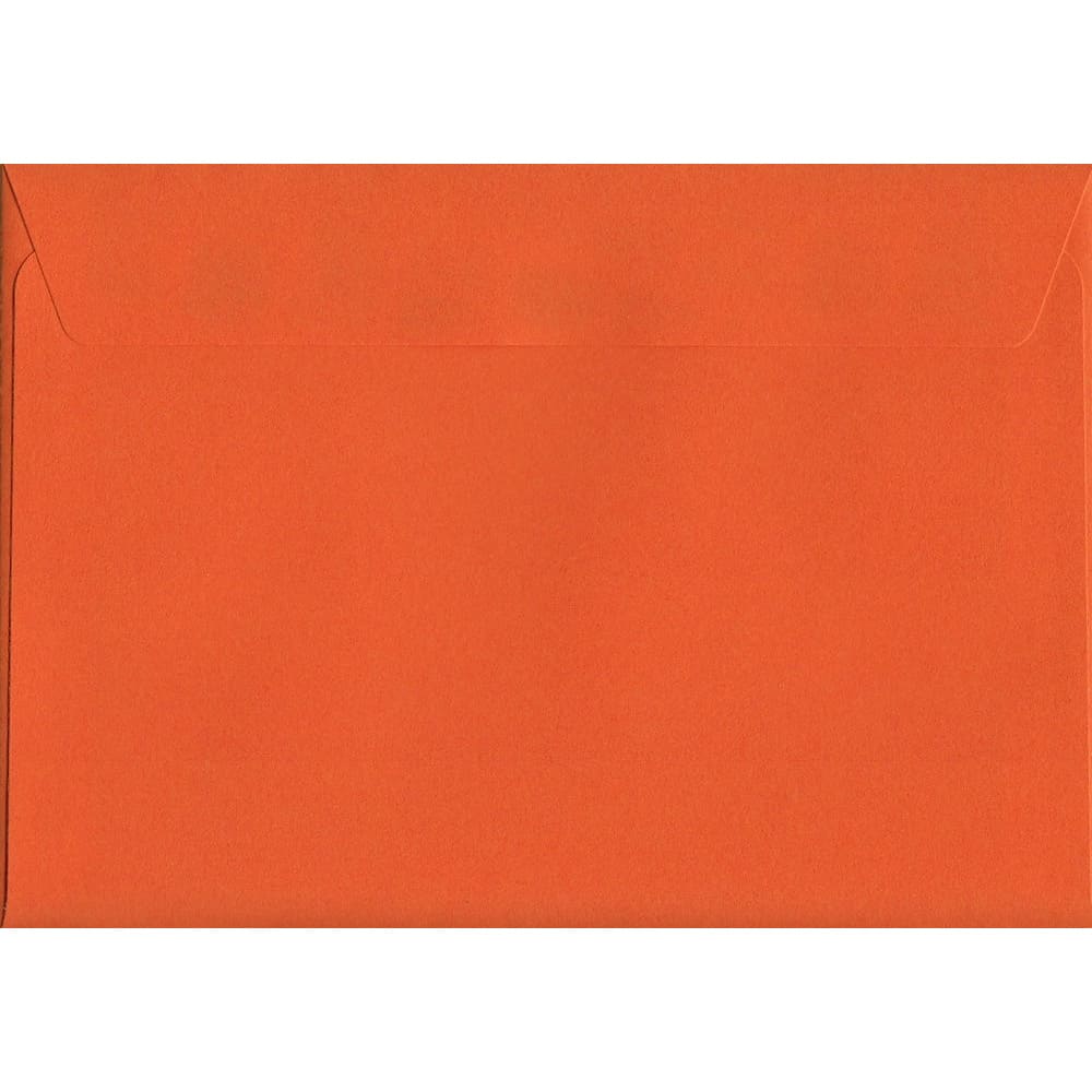 Orange 114mm x 162mm C6 Value Pack. 100 Orange C6/A6 Envelopes.