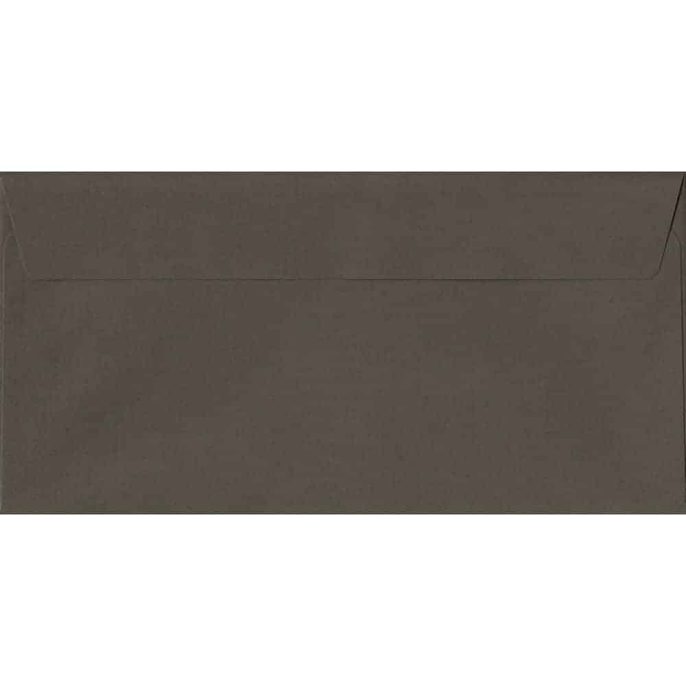 Graphite Grey 114mm x 229mm DL Value Pack. 100 Grey DL Envelopes.