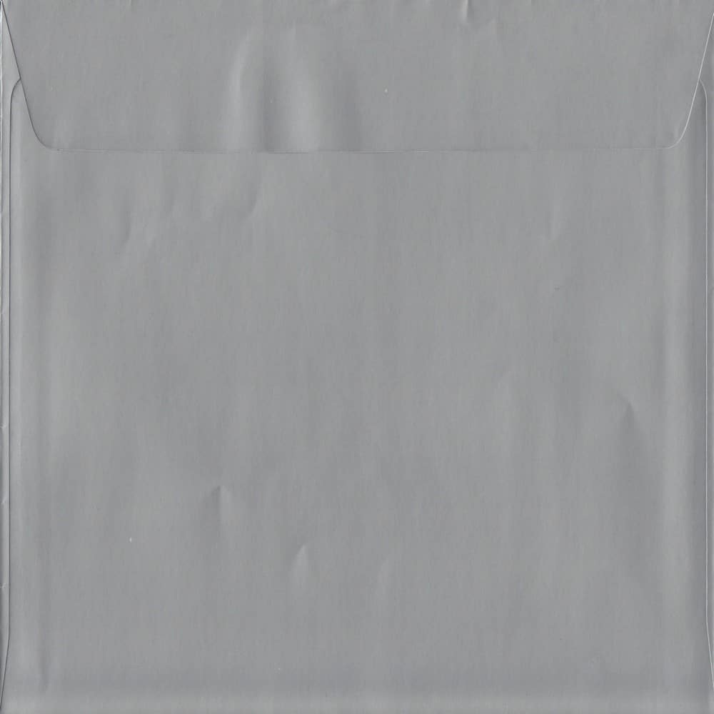 Silver 160mm x 160mm S3 Value Pack. 100 Silver Square Envelopes.