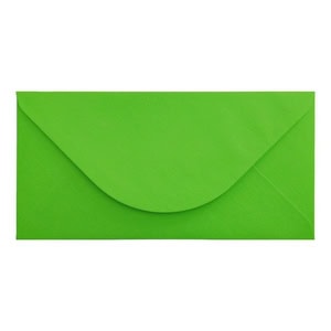 Electric Green Envelope Dl Closed