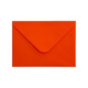Electric Orange Envelope 5x7 Ratio