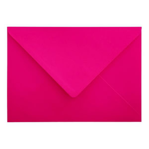 Electric Pink Envelope C5 Closed