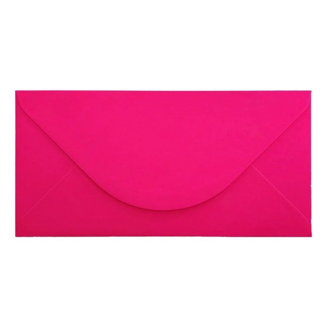 Electric Pink Envelope Dl Closed