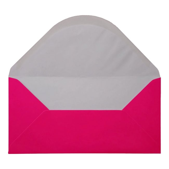 Electric Pink Envelope Dl Open