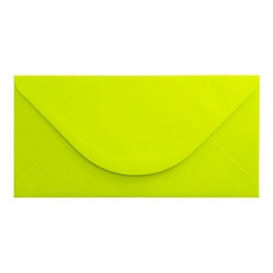 Electric Yellow Envelope Dl Closed