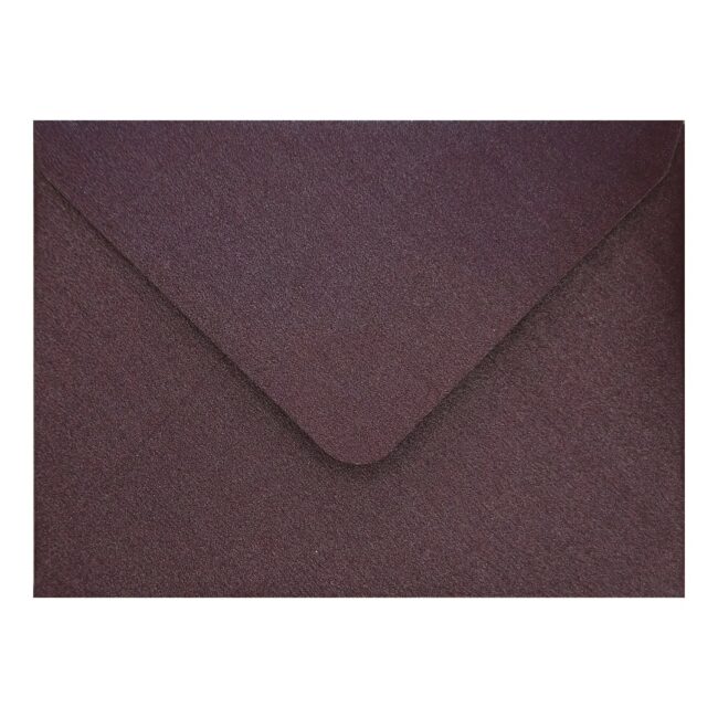 Aubergine Pearl Envelope C7 Closed