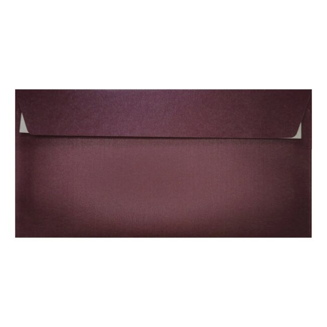 Aubergine Pearl Envelope Dl Closed
