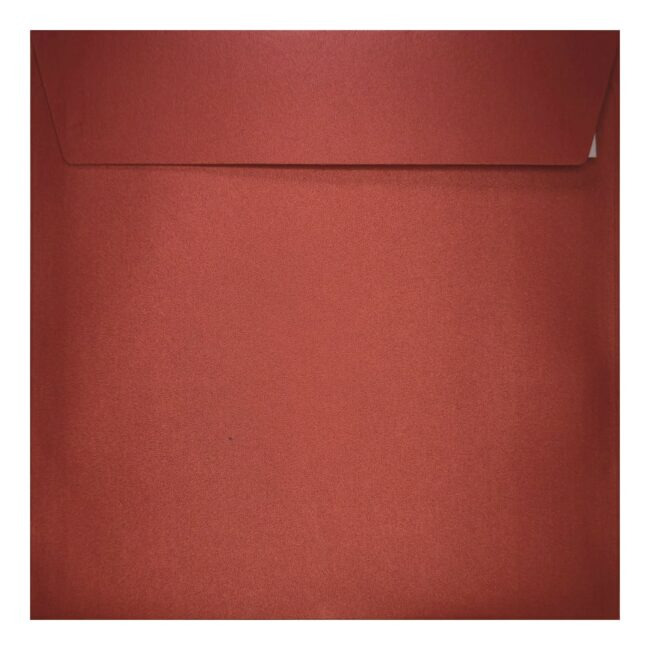 Cardinal Red Pearl Envelope 155mm Square Closed