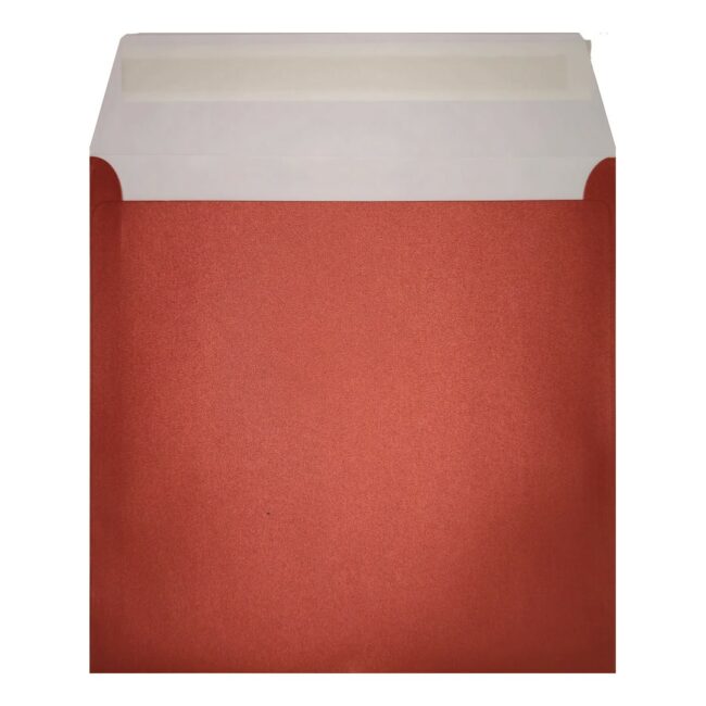 Cardinal Red Pearl Envelope 155mm Square Open