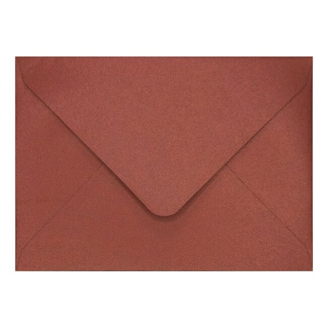 Cardinal Red Pearl Envelope C7 Closed