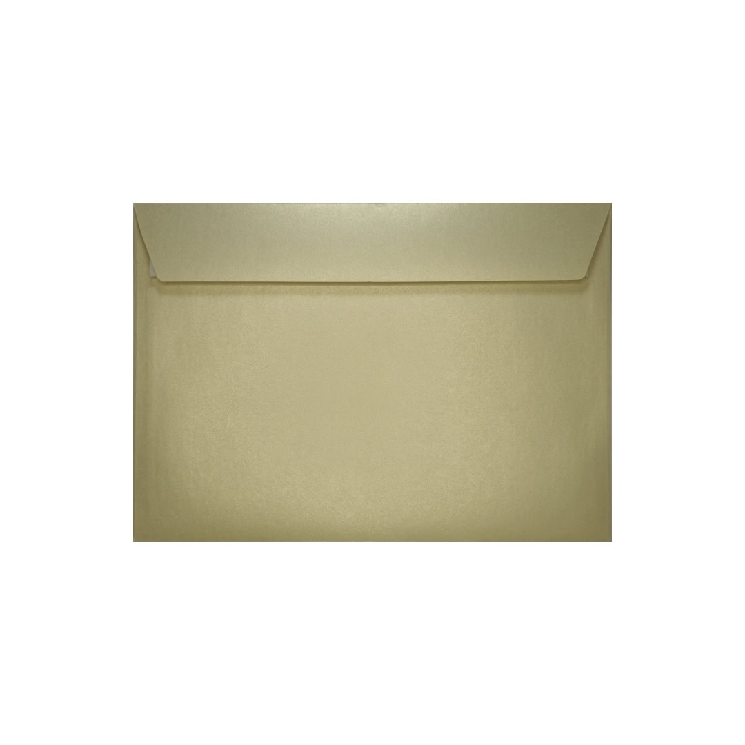 Champagne 114mm x 162mm C6 Pearlescent Envelope. Peel/Seal. 120gsm Wallet Flap.
