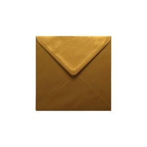 Gold Envelope 130mm Square Ratio