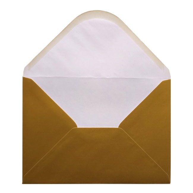Gold Envelope A5 Open