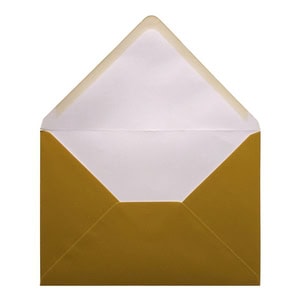 Gold Envelope C5 Open