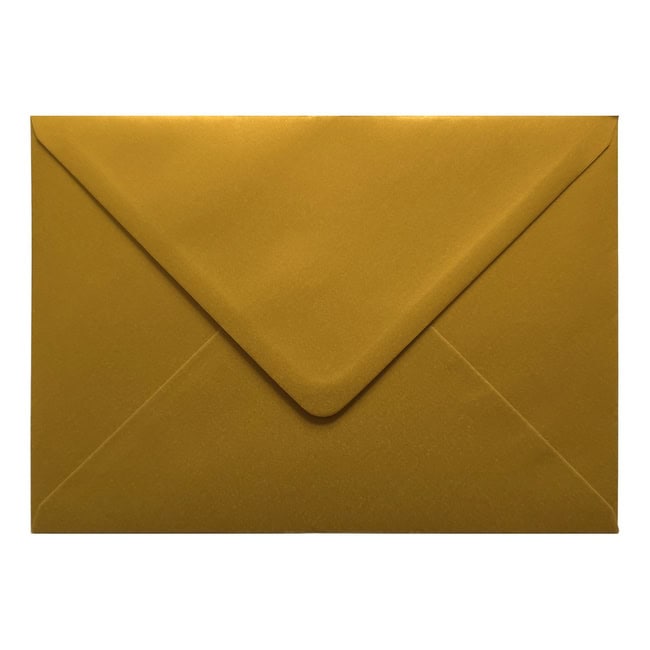 Gold Envelope C7 Closed