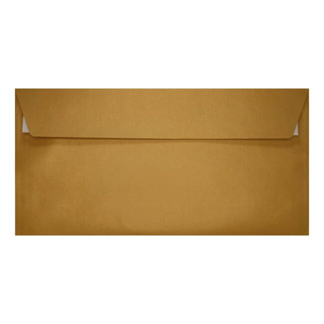 Gold Pearl Envelope Dl Closed