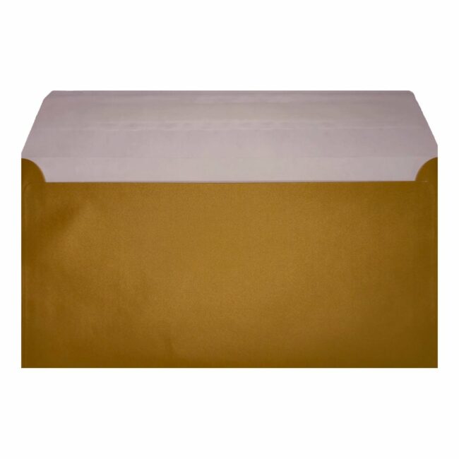 Gold Pearl Envelope Dl Open