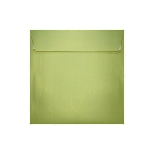 Lime Green Pearl Envelope 155mm Square Ratio