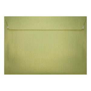 Lime Green Pearl Envelope C5 Closed