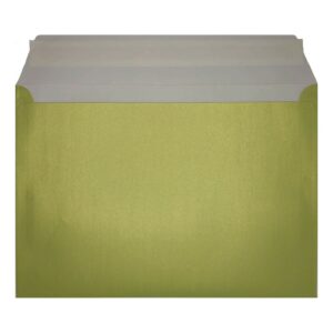 Lime Green Pearl Envelope C5 Open