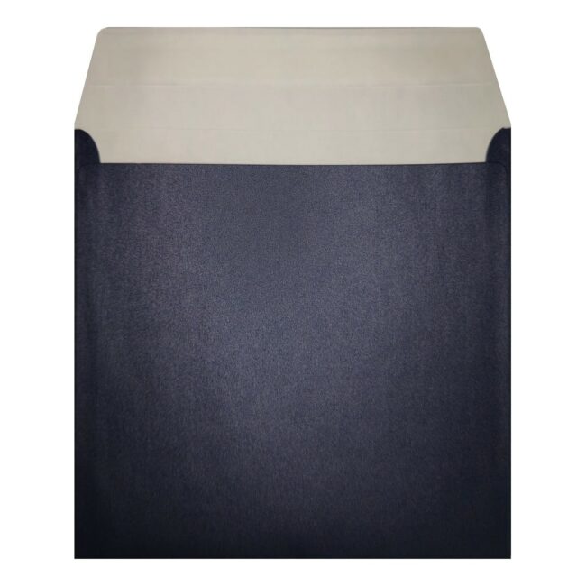 Midnight Blue Pearl Envelope 155mm Square Open