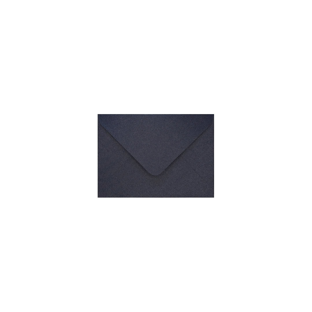 Midnight Blue 62mm x 94mm Pearlescent Business Card Envelope. Gummed. 120gsm V-Flap.