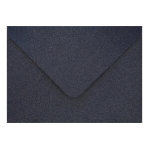 Midnight Blue Pearl Envelope C7 Closed