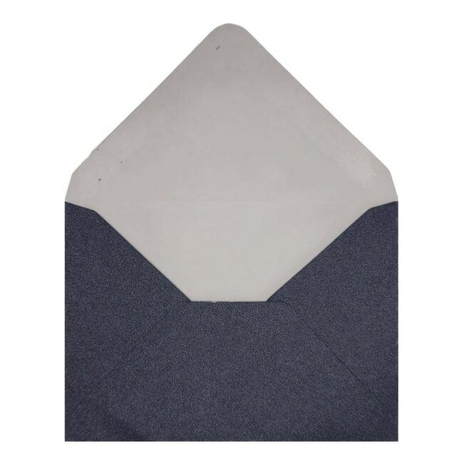 Midnight Blue Pearl Envelope C7 Open