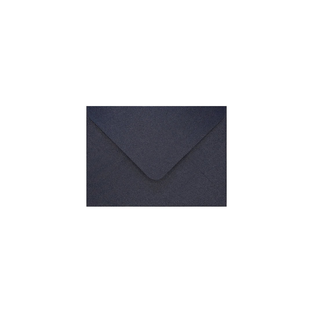 Midnight Blue 82mm x 113mm C7 Pearlescent Envelope. Gummed. 120gsm V-Flap.