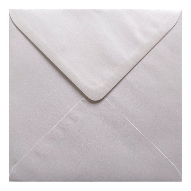 Oyster White Envelope 130mm Square Closed