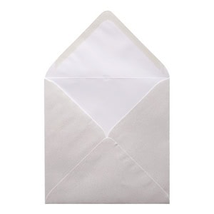 Oyster White Envelope 155mm Square Open