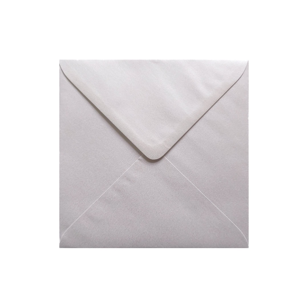 Oyster Pearl 155mm x 155mm Envelope. Ivory 100gsm Square Envelope. Gummed.