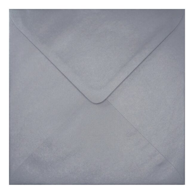 Silver Envelope 130mm Square Closed