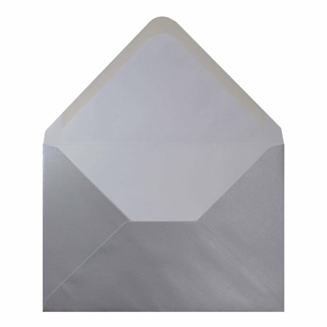 Silver Envelope 5x7 Open