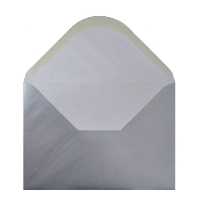 Silver Envelope A5 Open
