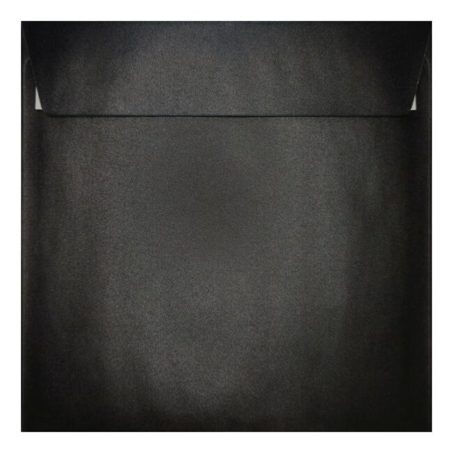 Slate Black Pearl Envelope 155mm Square Closed