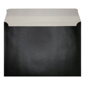 Slate Black Pearl Envelope C5 Open