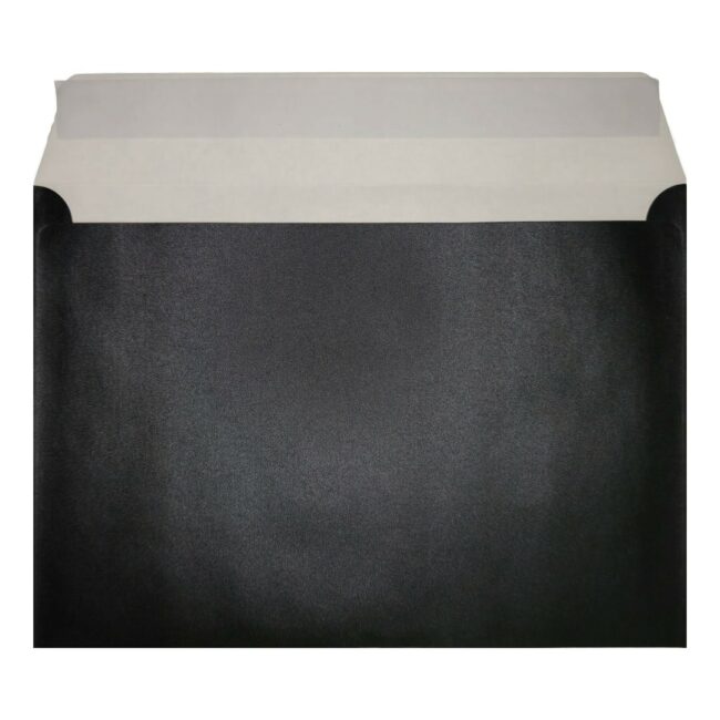 Slate Black Pearl Envelope C5 Open