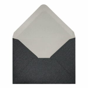 Slate Black Pearl Envelope C7 Open
