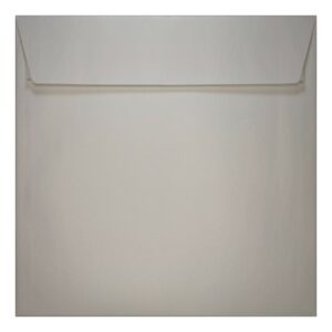 White Pearl Envelope 155mm Square Closed