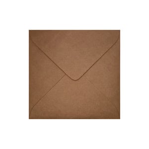 Brown Ribbed Envelope 155mm Square Ratio